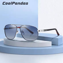 CoolPandas-gafas de sol polarizadas para hombre y mujer, lentes cuadradas clásicas de marca, gradientes, para conducir, UV400 2024 - compra barato