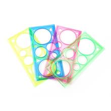 1PC Multifunctional Spirograph Geometric Ruler Drafting Tools Learning Drawing Tool Plastic Ruler School Stationery supplies 2024 - buy cheap