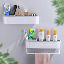 Wall Bathroom Shelf Shampoo Shower Shelves Holder Kitchen Storage Makeup Rack Organizer Towel Bar Bath Accessories Banheiro 2024 - buy cheap