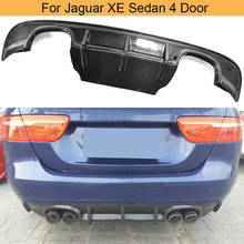 Difusor de parachoques trasero para coche, labio de fibra de carbono para Jaguar XE Sedan 4 puertas, 2015-2017 2024 - compra barato