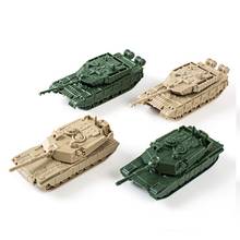 4PCS 1:144 4D Sand Table Tanks Plastic Finished Chinese 99A Parade Tank USA M1A2 Tank 1/144 Model Toy For Children 2024 - buy cheap