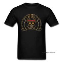 Camiseta de logotipo do crânio do punk luffy uma peça camiseta de metal pesado topos tees japão zen luffy pirata rei t camisa novidade roupas masculinas xl 2024 - compre barato