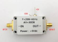 NEW 20MHZ to 6GHZ RF Amplifier Low Noise Amplifier LNA  30DB 2024 - buy cheap