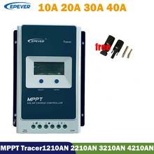 EPever-controlador de carga Solar MPPT Tracer, Panel regulador, pantalla LCD para batería de litio de plomo-ácido, 12V, 24V, 40A, 30A, 20A, 10A 2024 - compra barato
