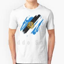 Camiseta masculina de algodão s-6xl, eesteesteira vabariico, estônia, bandeira 2024 - compre barato