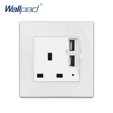 Toma de corriente eléctrica de pared, Panel de PC de 5V, 3.1A, 2 USB, 3 pines, 13A 2024 - compra barato