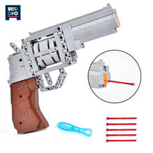 475pcs The Revolver Plastic Toys Launchable Gun Model Simulation CS Educational Children's Building Block Gifts for Boys 2024 - buy cheap