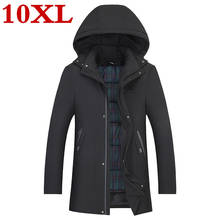 2020 NEW  plus size 10XL 9XL 8XL Male  Winter  high  quality  Wram  Parkas  Jacket Men Casual Loose Mens Jacket Long Coats 2024 - buy cheap