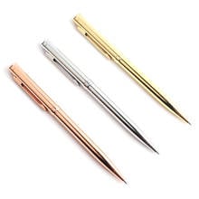 1 Pcs Genkky Office Ballpoint Pen Stainless Steel Material Rotating Style Ball Pens For School Office Supplies Stationery Pens 2024 - buy cheap