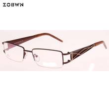 Акция, очки с полуободком, женские ретро очки для чтения, оправа, мужские очки, оптические, Feminino Oculos De Grau Femininos gafas 2024 - купить недорого