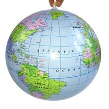 Earth Map Teach Education Geography Toy Map Balloon Beach Ball Beach Halloween Gift  Inflatable PVC World Globe 2024 - buy cheap