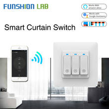 WiFi Smart Push Button Curtain Roller Blinds Shutter Switch Tuya Remote Control Motorized Motor Works with Alexa Google Home 2024 - buy cheap