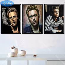 James Dean Smoke Cigarettes Movie Poster Star Actor Canvas Painting Posters and Prints Wall Art  Picture Living Room Home Decor 2024 - buy cheap