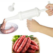 Máquina Manual para rellenar salchichas, embudo con boquilla de prensa, fabricante de Salami 2024 - compra barato