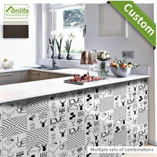 Funlife Bathroom Decor Nordic Element Tile stickers Wall Decals Home Kitchen Decoration Waterproof Wallpaper Wall Stickers TS064 2024 - buy cheap