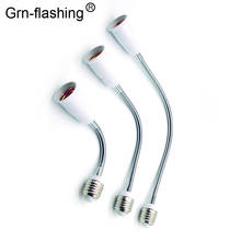 Grnpisca-lâmpada led flexível e27 para e27, 20/30/40/50/60/cm, base de extensão, suporte de lâmpada, adaptador, conversor, conector 2024 - compre barato