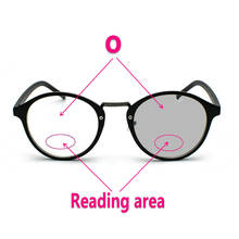 Mincl/2020 óculos de leitura unissex, óculos ultraleve para leitura, uso retrô e fotocrômico, lâmpada dupla para presbiopia e uv400 nx 2024 - compre barato