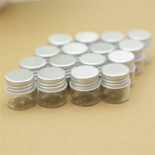 50pieces 30*30mm 10ml Small Glass Bottles Aluminum Caps Glass Jars Transparent Glass Containers DIY Craft Vial Bottles 2024 - buy cheap