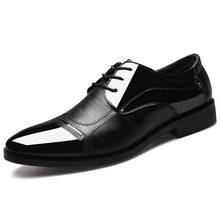 Sapatos masculinos de marca de luxo, sapatos formais para homens de negócios ou casamento, sapatos de tamanho grande para homens, tamanhos 38-48 2024 - compre barato