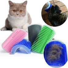 Corner Pet Hair Brush Comb Play Cat Toy Soft Cat Self Groomer Hair Shedding Trimming Dog Cat Massage Device 2024 - buy cheap