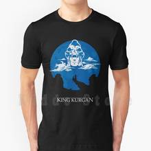 Rei kurgan t camisa de algodão dos homens diy impressão legal t rei leão kurgan highlander espada lua crânio ramirez katana 2024 - compre barato