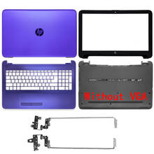 Cubierta trasera LCD para portátil HP 250, 255, 256, G4, 15-AC, 15-AF, bisel frontal, bisagras, reposamanos, cubierta inferior, tapa trasera, púrpura, novedad 2024 - compra barato