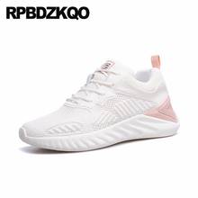 Round Toe Walking Chinese Ladies Sneakers Size 35 Breathable White Trainers Mesh Lace Up Flats Designer Shoes Women Luxury 2021 2024 - buy cheap