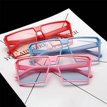 Gafas de sol cuadradas para niños y niñas, lentes de sol cuadradas, Vintage, UV400 2024 - compra barato