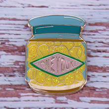 Harry Wizarding World Honeydukes sherbet lemon drops yellow candy jar Hogsmeade lapel pin brooch 2024 - buy cheap