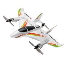 WLtoys XK X450 2,4G 6CH 3D/6G радиоуправляемый самолет бесщеточный двигатель вертикальный снимаемый светодиодный светильник RC Glider фиксированное крыло RC самолет RTF 2024 - купить недорого