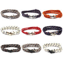 Men/Women Viking Shark Bracelet Handmade DIY Multilayer Rope Bracelet Gift Jewelry Best Friend Charm Wristband 2024 - buy cheap