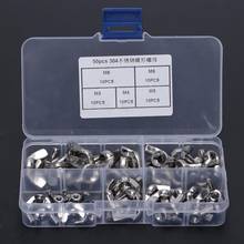 Wing Nuts M3  M5 M6 M8 50 Pcs/set  Nut Stainless Steel Wing Nut Stainless Steel Wing Nuts Thumb Wing Fastener Tighten Nut 2024 - buy cheap
