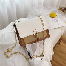 British Fashion Simple Small Square Bag Women's Designer Handbag 2020 High-quality PU Leather Chain Mobile Phone Shoulder bags 2024 - buy cheap