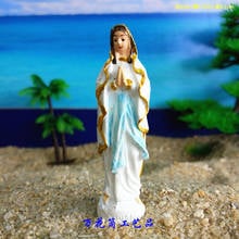 Bonecos de resina da virgem maria, religiosos, figuras 2024 - compre barato