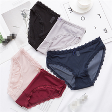 New Arrived 3Pcs/Lot Girl Panties Underwear Lace Briefs Cotton Lingerie Soft Comfortable Bowknot Cartoon Panty Wholesale T1016-3 2024 - buy cheap