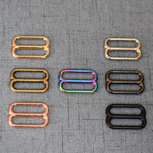 50 Pcs/Lot 25mm Metal Slider Tri-glide Buckle use for Bag Strap Clasp Handbag Web Belt Adjust Round DIY Leather Accessory 2024 - buy cheap