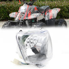 Farol cabeça lyd quadriciclo atv chinês luz de cabeça com lâmpada de fiação 50cc 70cc 90cc 110cc sunl coolster taotao 2024 - compre barato