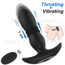 New Wireless Control Telescopic Butt Plug G Spot Vagina Anal Dildo Vibrator Male Prostate Massager Adult Sex Toys For Men Women 2024 - buy cheap