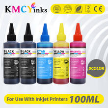 Красящие чернила KMCYinks 4 цвета * 100 мл для принтеров hp140 140XL 140XL 140 141 CB336HE CB338HE Photosmart C4583 C4283 C4483 C5283 2024 - купить недорого