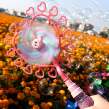 Vareta mágica engraçada para crianças, ventilador de carro fazendo bolhas de brinquedo ao ar livre ferramentas de bolhas de sabão coloridas presentes 2024 - compre barato