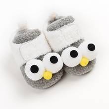 New Winter Spring Thick Warm Baby Shoes Cute Cartoon Eyes Newborn Boots Baby Boy Girl Toddler Shoes Booties First Walker 2024 - buy cheap