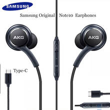 AKG-auriculares internos con micrófono, audífonos con cable, eo IG955, tipo c, color negro, para Galaxy, samsung note 10, note 10, huawei y xiaomi 2024 - compra barato