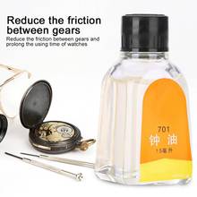 15ml Watch Oil for All Watches Pocket Watch Repair movement Good quality Clock Lubricant Oil Cleaning Watch Tool Accessories 2024 - buy cheap