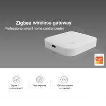 tuya zigbee 3.0 hub multi-function central control host multi-mode wireless control zigbee smart gateway compatible alexa google 2024 - buy cheap