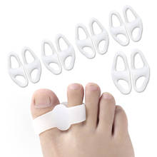 140pieces=70Pairs  Soft Gel Comfort Foot Care Tool Toe Double Ring Pad  Pedicure Thumb Bunion Corrector Separator High Quality 2024 - buy cheap