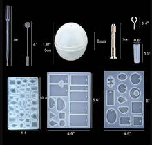 Moldes de fundición de resina epoxi de silicona de estilo mixto, juego de herramientas UV para bricolaje, colgante, fabricación de joyas, suministros de accesorios 2024 - compra barato