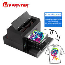 УФ-принтер для струйной печати A3, многофункциональный плоский цилиндр 2 в 1 DTG DTF, печать на одежде для кожи/силикона/стекла 2024 - купить недорого