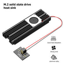 M.2 Heatsink Cooler Fan Cooling Turbofan M2 Aluminum Alloy SSD Heat Sink Silicon Therma Pads Cooler for NVME NGFF 2024 - buy cheap