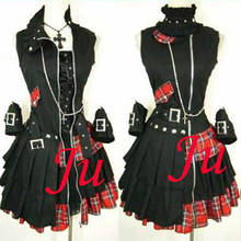 fondcosplay hiphop Gothic Tripp Lolita Punk black Cotton Dress Cosplay Costume Tailor-made[CK347] 2024 - buy cheap