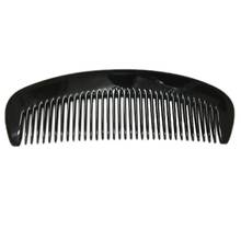 Natural Black Buffalo Horn Comb No Handle Toothed Comb Hair Comb 2024 - buy cheap